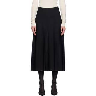 Jil Sander Pleated midi skirt - black - S
