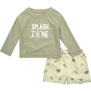 Gerber Baby Boy's Toddler Longærmet Rashguard Swim Bathing Suit Set Turtles 2t