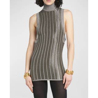 Tom Ford Wool-blend minidress - green - XS