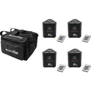 Eurolite Set 4x AKKU TL-3 QuickDMX + Soft Bag TILBUD NU