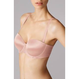 Wolford SHEER TOUCH BANDEAU BRA 3040 Rosepowder 75D