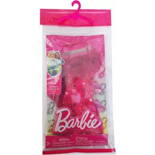 Barbie Dukketøj pink kjole med tilbehør