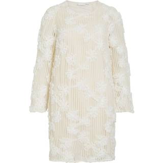 VILA VILA Birch Long Sleeve Embroidered Dress - EU 36 (UK 8)