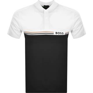 BOSS Pariq Matteo Berrettini 6 Polo T Shirt Black
