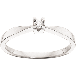 Kleopatra Ring 0,05 ct. i 14 Karat Hvidguld fra Scrouples