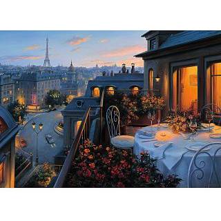 Ravensburger Paris Balkon 1000 Piece Jigsaw Puzzle For Voksne - 12000656 - H?ndlavet v?rkt?j lavet i Tyskland hvert stykke passer perfekt sammen