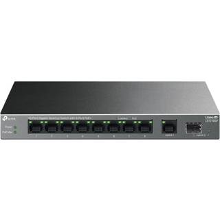 TP-Link LiteWave LS1210GP netværksswitch Ikke administreret Gigabit Ethernet (10/100/1000) Strøm over Ethernet (PoE) Sort