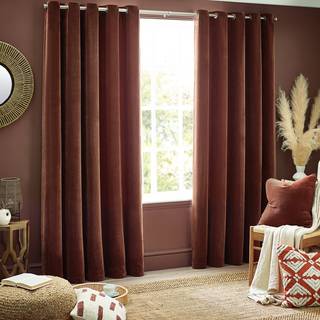 Yard Yard Heavy Chenille Velvet Room Darkening Gardiner til gardinstang