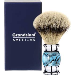 Grandslam Finest Badger Shaving Brush med harpiksh?ndtag- konstrueret til det bedste barbering af dit liv (bl?)