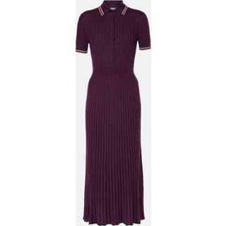 Gabriela Hearst Eyot silk and cashmere midi dress - purple - M