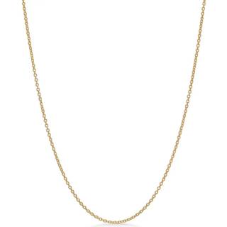 Mads Z Round Anchorchain Halskæde 18 kt. Forgyldt Sølv 9220100 - Dame - 925 Sterling Silver