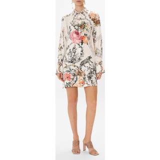 Camilla Floral linen and silk minidress - multicoloured - XL