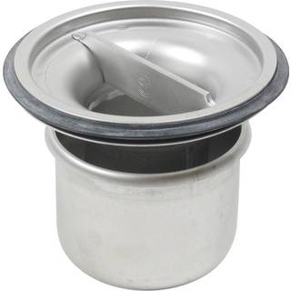 BLÜCHER indbygningsvandlås, 52 mm vandhøjde, rustfrit stål, Ø75 mm