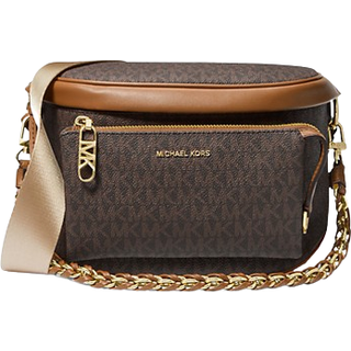 MK Slater Medium Signature Logo Sling Pack - Brown - Michael Kors - ONE SIZE