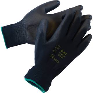 ICM PU Tech PU/nylon handske sort str. 10