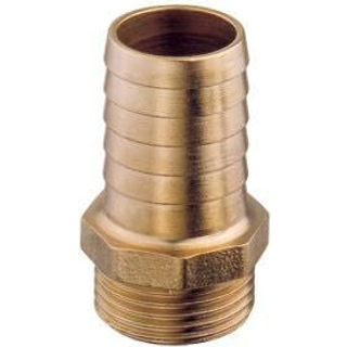 Slangnippel Guidi Hose Connector Male, messing, 3/4" G (BSP) (udvendig) til 13 mm (1/2") slange