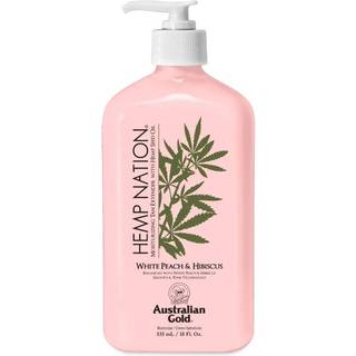 Australian Gold Hemp Nation Bodylotion White Peach and Hibiscus - 535 ml.