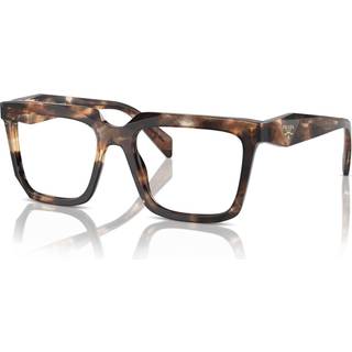 Prada Kvinde PR A19V 14R1O1 Optiske stel Acetat Transparent Transparent Firkantet Normal