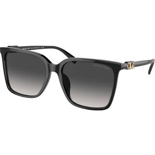 Michael Kors Kvinde MK2197U CANBERRA 30058G Solbriller Acetat Sort Grå Firkantet Normal Skygge