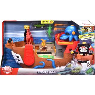 Dickie Toys Piratskib med lyd og lys - med tilbehør