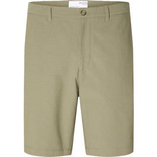 SELECTED HOMME Shorts Karl Seersucker - Grøn