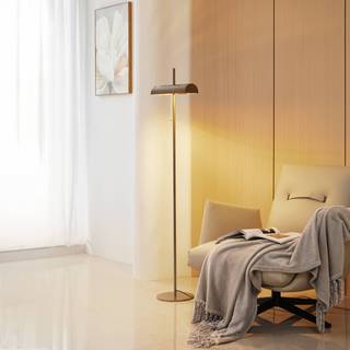 Gulvlampe Nysira Lucande, Sort, Stue/spisestue, Metal, Moderne