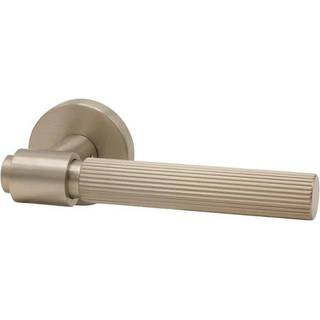 Beslag Design Helix 200 Stripe dørgreb inkl. nøgleskilt, rustfrit stål look