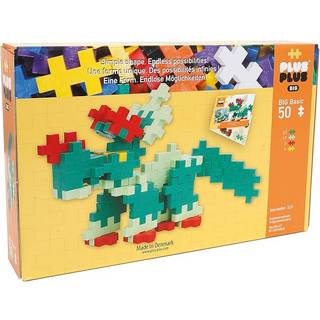Plus-Plus BIG Basic - Dinosaurer - 50 brikker - Fra 1 år.