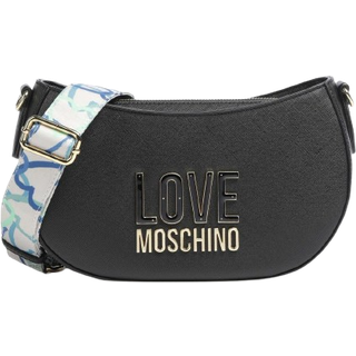 Love Moschino Jelly Logo Crossover taske sort