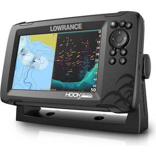Plotter Lowrance HOOK Reveal, 7" + TripleShot-ekkolodstransducer (CHIRP, DownScan, SideScan)