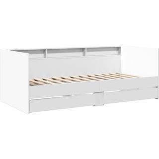 Daybed Med Skuffer Uden Madras - Hvid / 90 x 190 cm