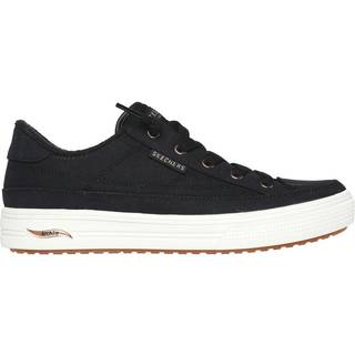 Skechers Skechers Black Canvas Arch Fit Arcade Womens Trainers