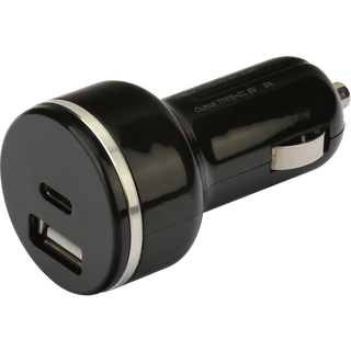 NÖRDIC hurtiglader USB C Power Delivery 18W og USB En hurtig oplader QC3.0 18WUSB biloplader Type C 18W + 18W QC3.0
