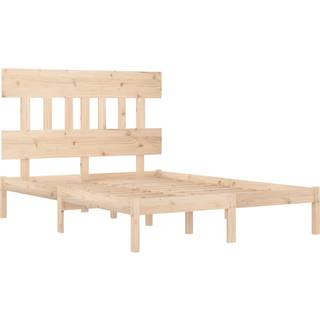 Sengeramme Small Single Massivt Træ - Naturfarvet / 135 x 190 cm