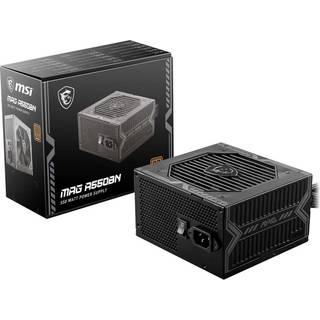 MSI MAG A550BN - power supply - 550 Watt Strømforsyning - 550 Watt - 120 mm - ATX - 80 Plus Bronze certified