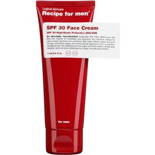 Recipe for men SPF 30 Face Cream 75 ml