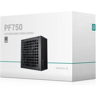 DeepCool PF PF750 Strømforsyning - 750 Watt - 120 mm - ATX - 80 Plus 80 Plus Hvid