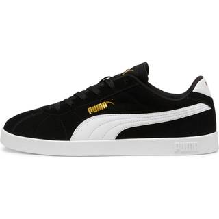 PUMA Club II Sneakers Unisex, Shoes, Black/White/Gold, 42.5