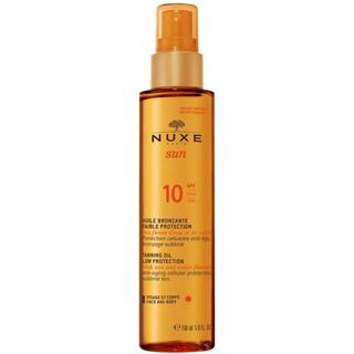 NUXE Tanning Oil Face & Body SPF 10 150 ml + FRI FRAGT