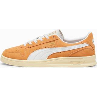 Puma Indoor Soft Sneakers, Orange, Size 42.5, Shoes - White - 42.5