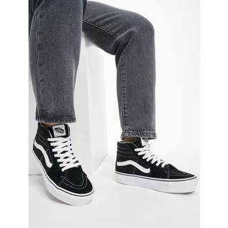Vans - Suede  Sk8-Hi Platform 2.0 Shoes, Woman, Black, Size: 44.5 - Black - 44.5