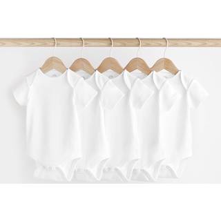 Next Kortærmet Rib Baby sparkedragt 5 pakke
