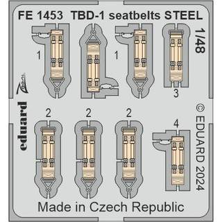 TBD-1 seatbelts STEEL  HOBBY BOSS