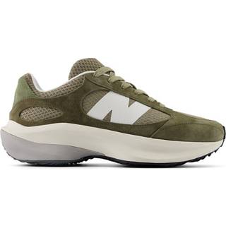 New Balance Unisex WRPD Runner i Grøn/Brungrå/Hvid Suede/Mesh, Størrelse 40.5
