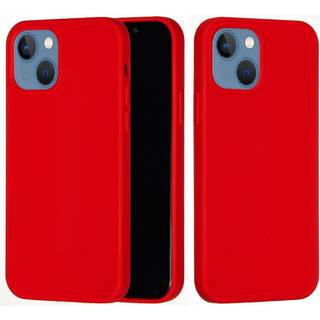 iPhone 13 Mini Liquid Silikone Bagside Cover - Rød