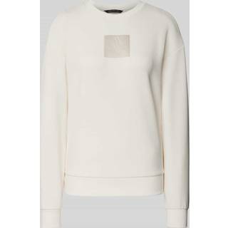Armani Exchange Woman Logo Sweatshirt White Str. XL