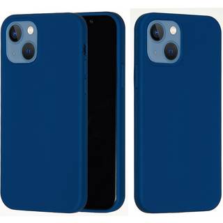 iPhone 13 Mini Liquid Silikone Cover - Blå