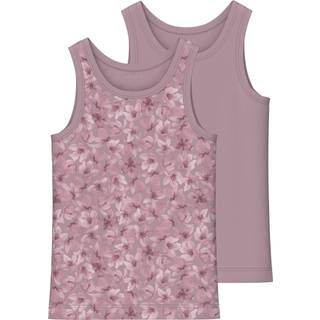 Name It Mauve Shadows Flower Undertrøje (2-pak)