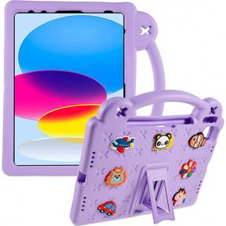 Apple iPad 10.9 2022 Gen 10 Stødsikker EVA-skumstativskal - Lilla