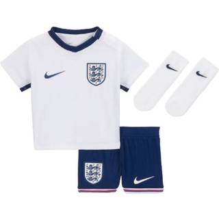 England 2024/25 Stadium Home Nike Football Replica-sæt i tre dele til babyer/småbørn - hvid - 9-12M